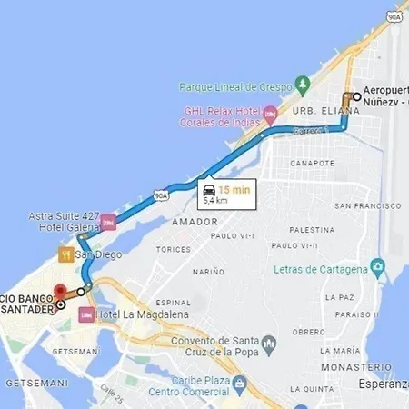 Apartamento Apto Centro Comodo 3 Piso -- 1 Cartagena
