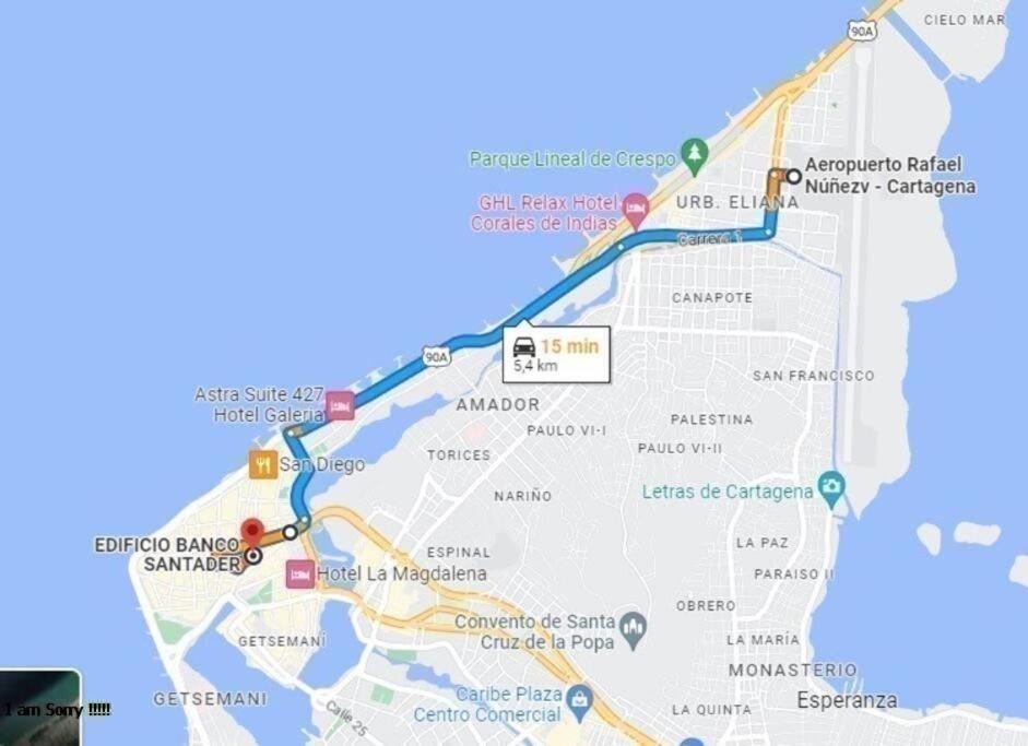 Apartamento Apto Centro Comodo 3 Piso -- 1 Cartagena